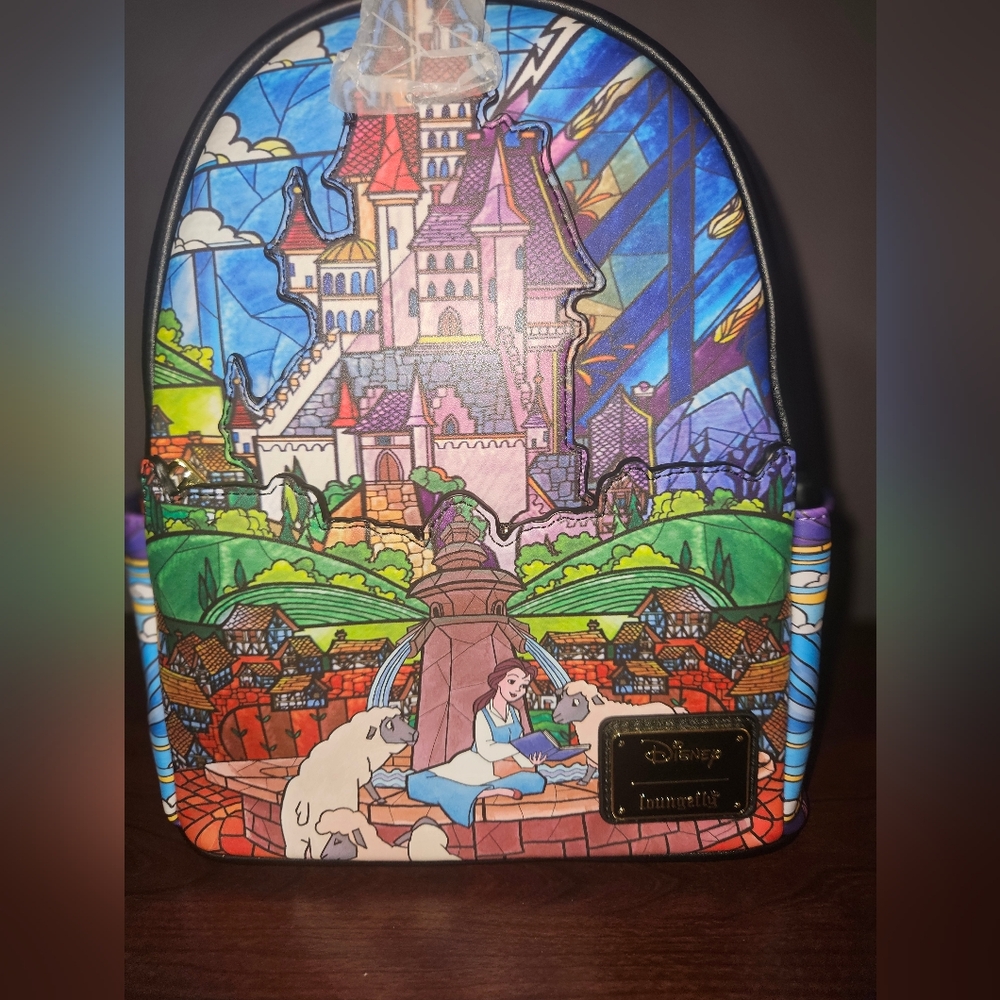 Loungefly Beauty & the Beast Disney Princess Castle Series BELLE Mini Backpack